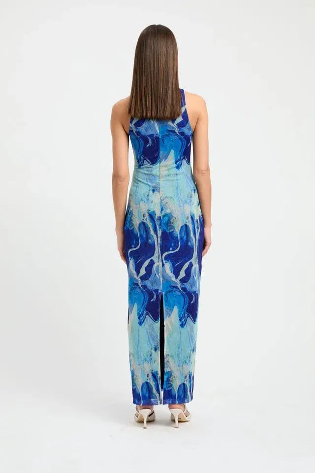 Kookai Banks Dress Multi Blue Size 8 photo 2