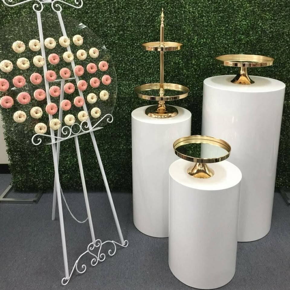 Party Hire Birthday Decoration Cake Smash White Plinths/Pillars/Cake stand photo 7