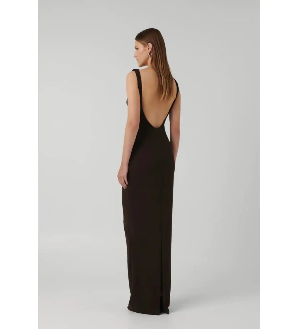 Effie Kats Coffee Verona Gown in Brown Size XS/ AU 6 photo 3