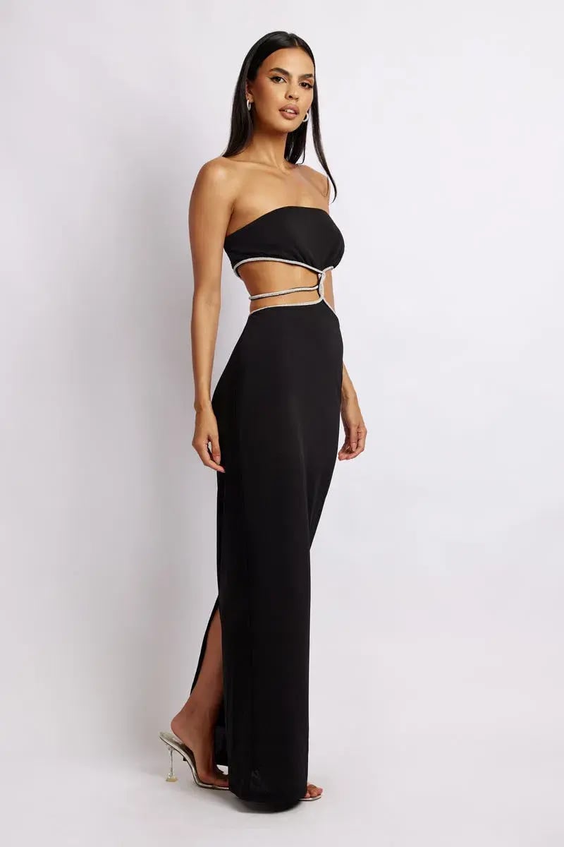 Meshki Billie Maxi Dress Black XXS /Au 4 photo 2
