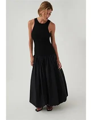 Havana Bubble Midi Dress Black Size 8/S photo 9