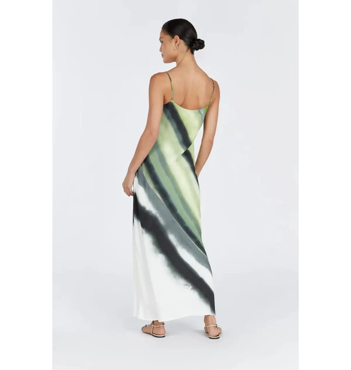 DISSH Athena Slip Maxi Dress green size 6 photo 3
