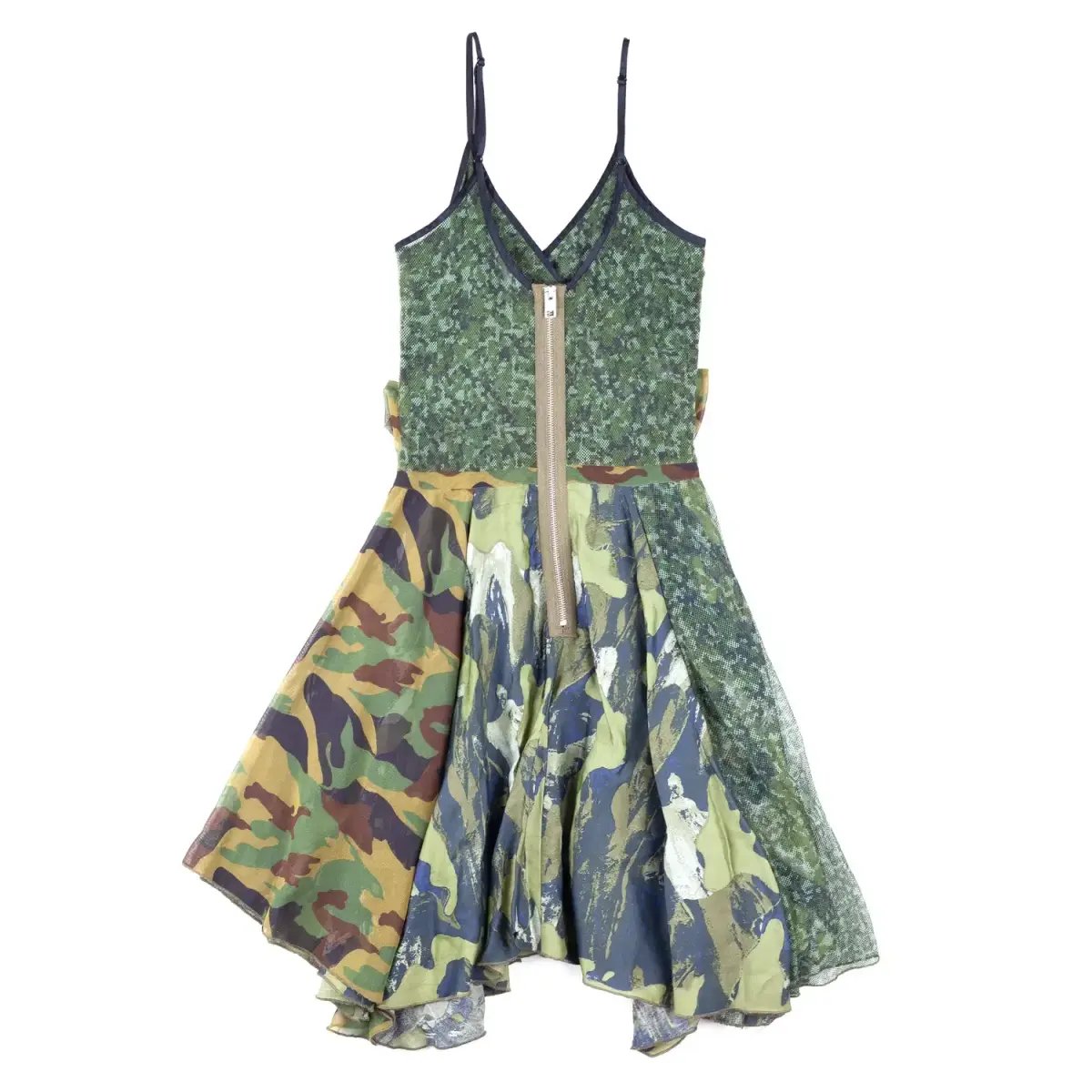Diesel Camouflage Asymmetrical Panelled Dress photo 3