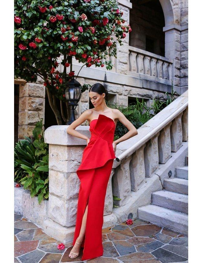 Elle Zeitoune Red Esmerelda Dress size 12 photo 3