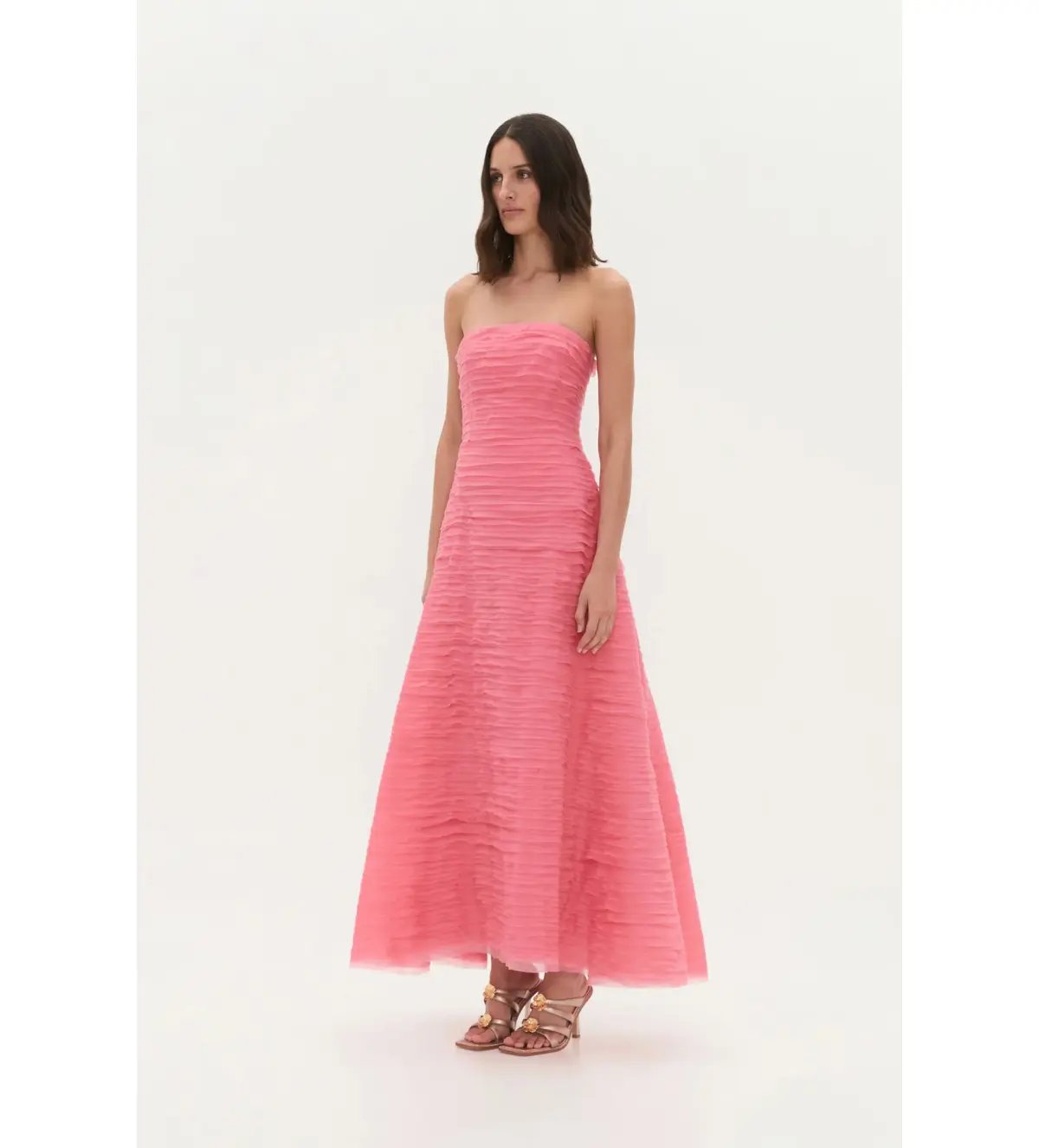 Aje Soundscape Maxi in Guava Pink Size AU 10 photo 2