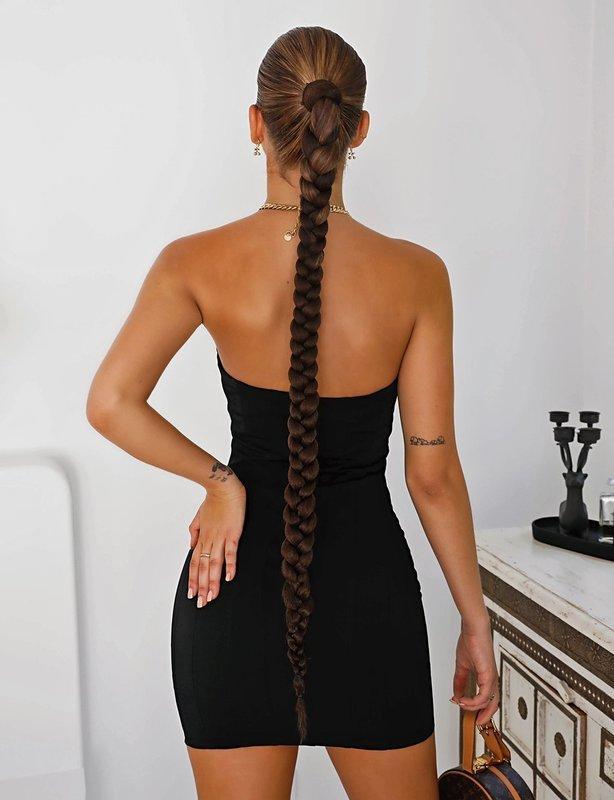 I. AM. GIA Subra Corset Dress Black Size Small photo 5