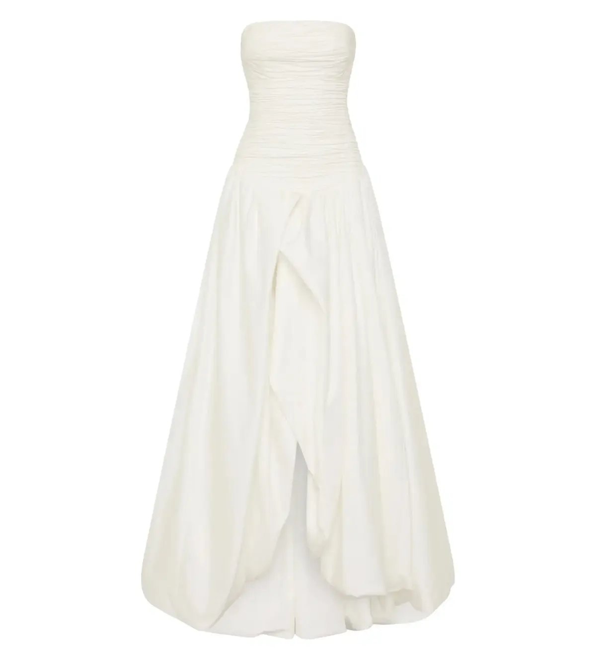 Aje Violette Bubble Hem Maxi Dress Ivory Size AU 8 photo 6