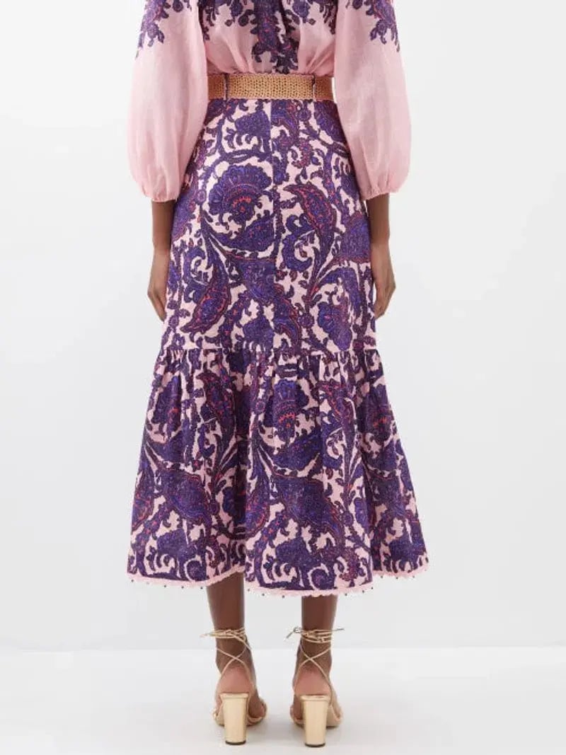 ZIMMERMANN Tiggy Billow Blouse & the Tiggy Frill Hem Midi Skirt (4/AU16) photo 11