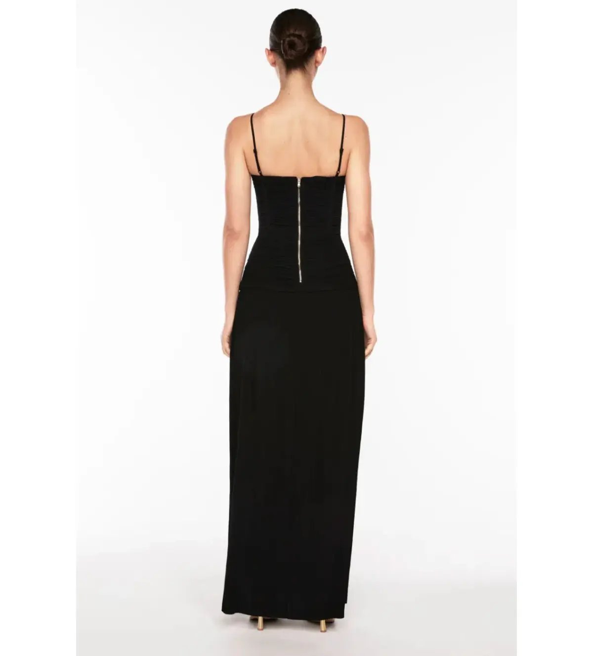 Manning Cartell Double Time Pleat  Dress Black Size AU 10 photo 4