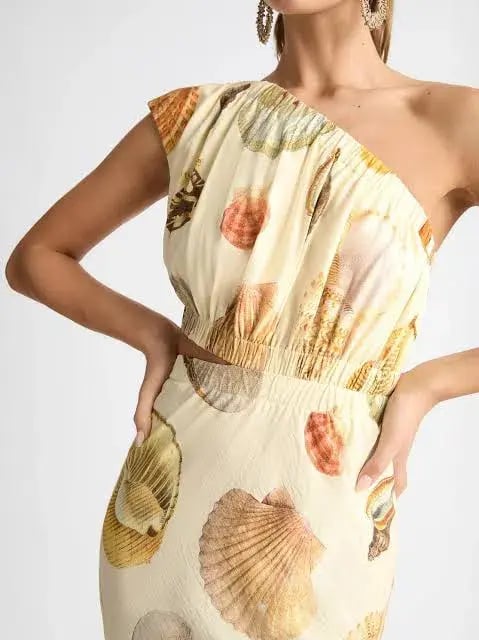 Sheike Sea Shore Dress Print Size 8 photo 2