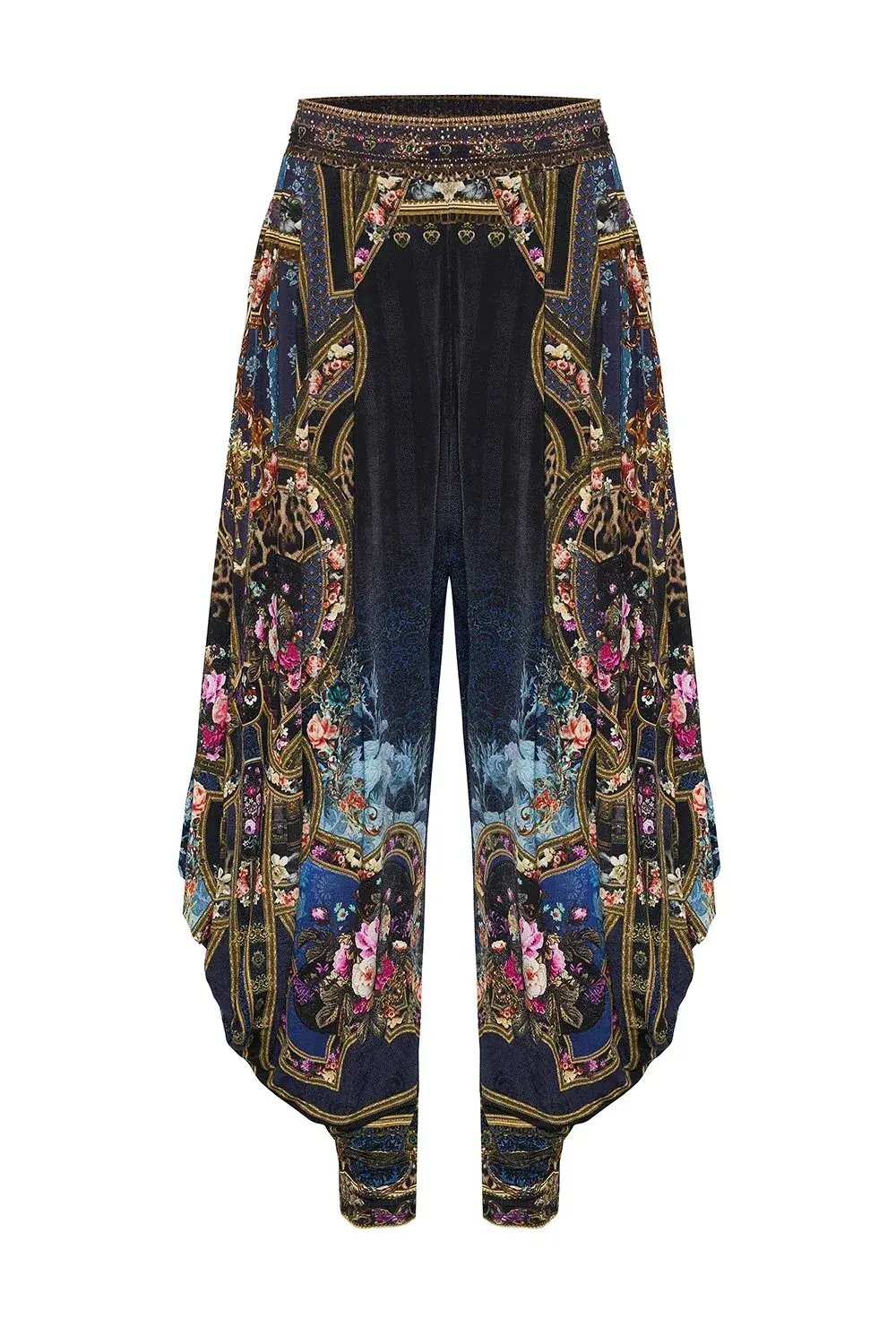 Camilla Jersey Drape Pant Fields of Treasure Print Size S / AU 8 photo 4