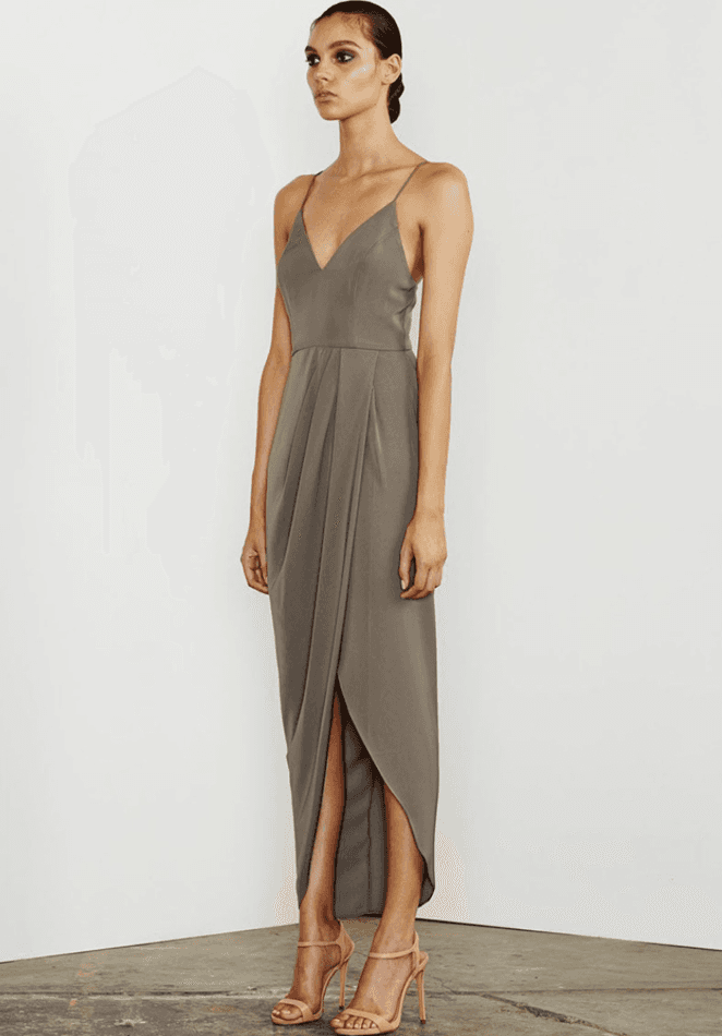 Shona Joy Core Cocktail Green Dress size 6 photo 3