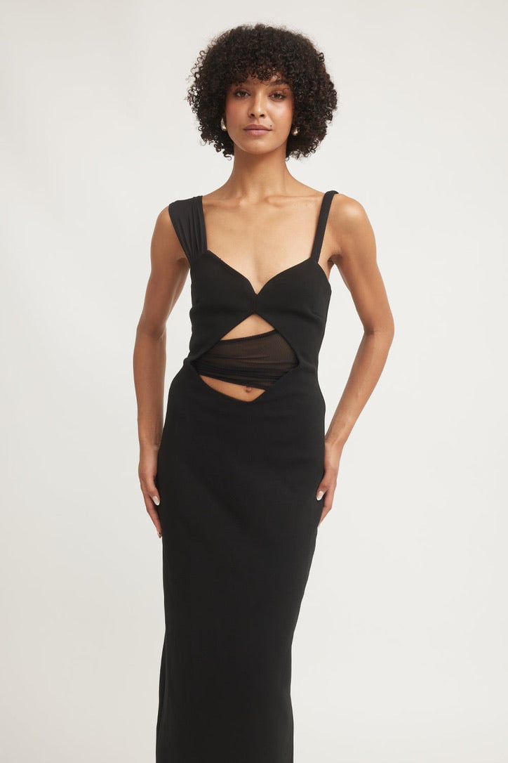 TOJHÀ MADELEINE DRESS - BLACK photo 4