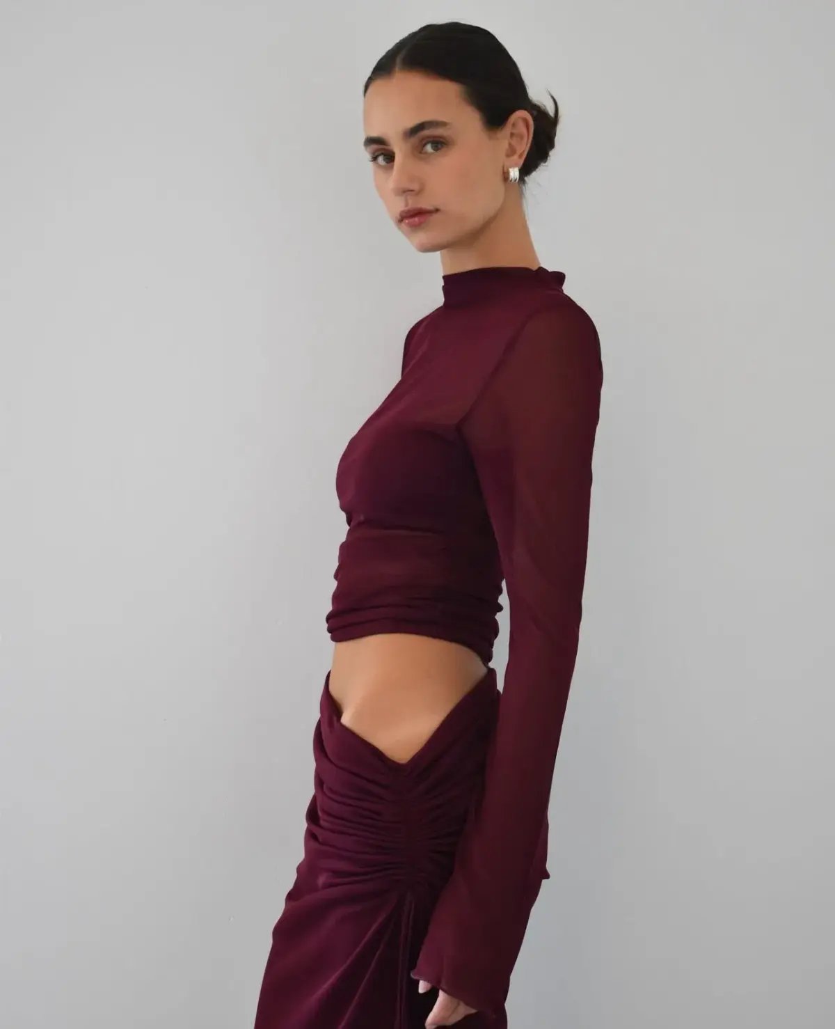 Benni Mable Maxi Dress in Plum Size 10 photo 4