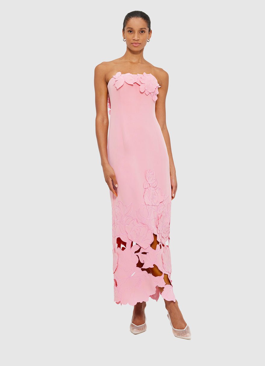 Leo Lin Rayna Midi Dress - Pink photo 3