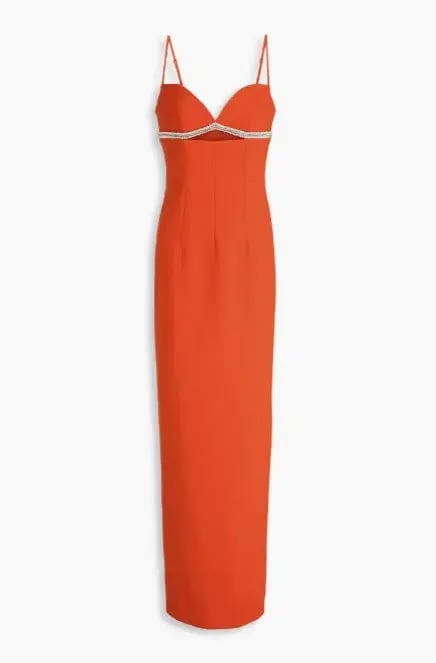 Rachel Gilbert Kyra Gown Flame Orange Size 1/AU 8 photo 3