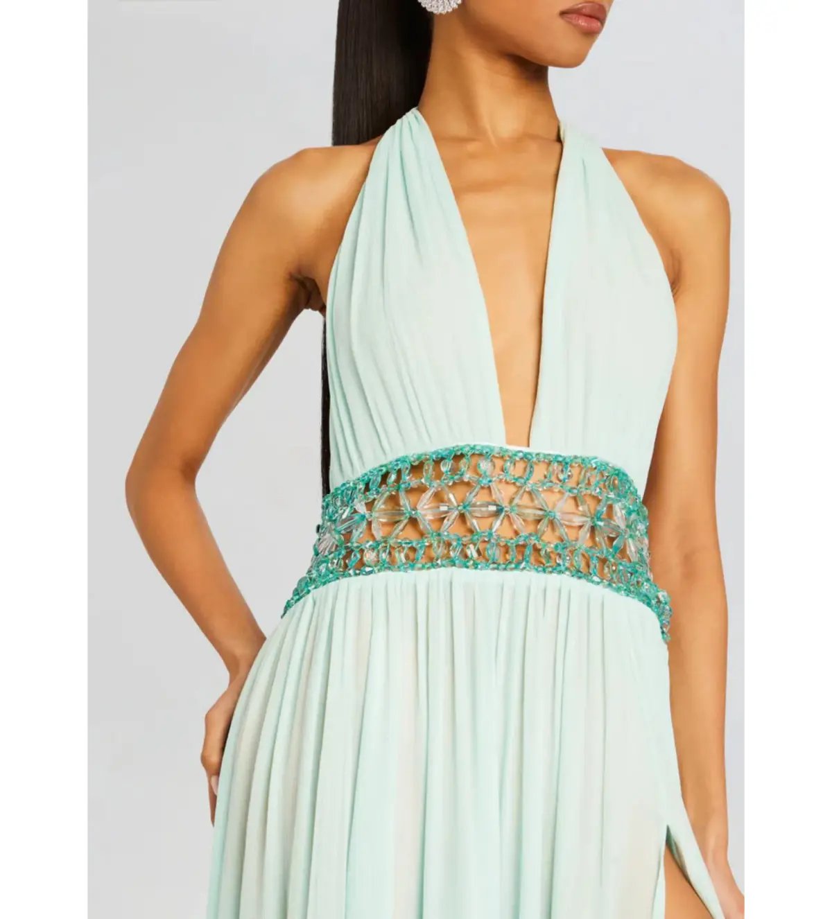 Retrofete Allete Embellished Dress Miami Mint Size AU 4 photo 2