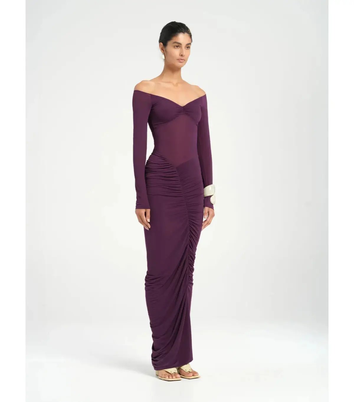 Benni Wilma Maxi Dress Deep Purple Size AU 10 photo 2