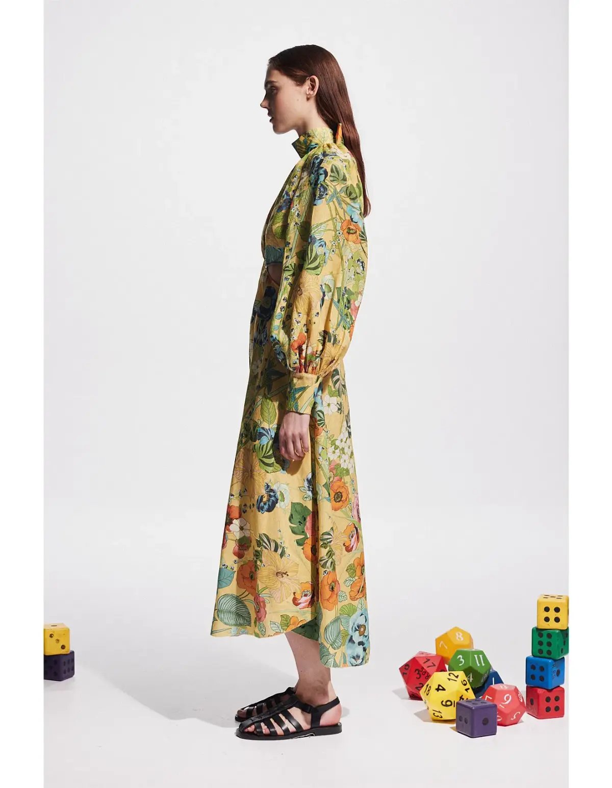 Alemais Cresida Cutout Midi Dress Size AU 12 photo 2