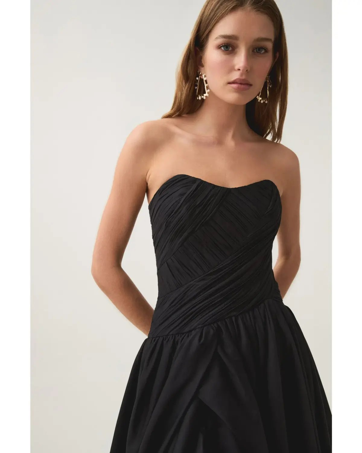 Aje Spatial Maxi Dress In Black Size AU 10 photo 2