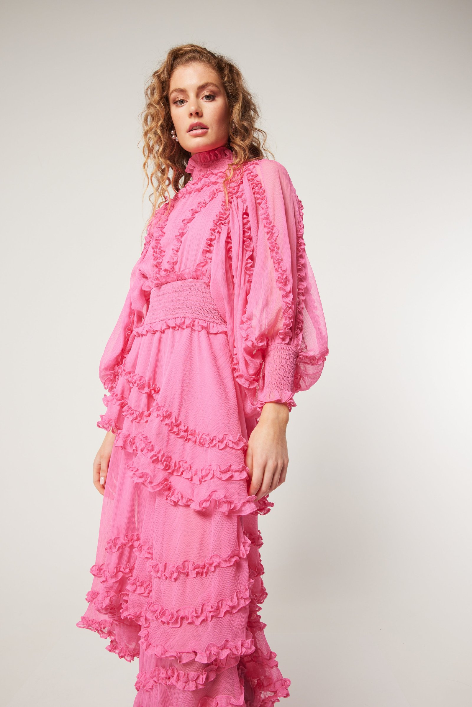 ELLIATT SALMA DRESS - BUBBLEGUM photo 5