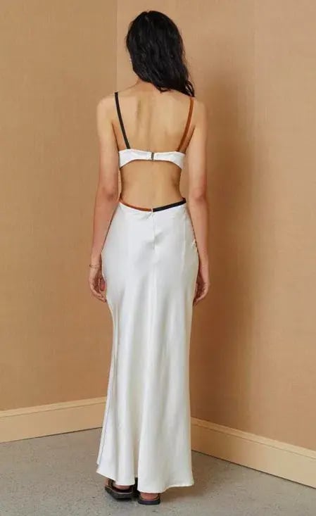 Bec & Bridge Toi Et Moi Dress White Size 8 photo 5