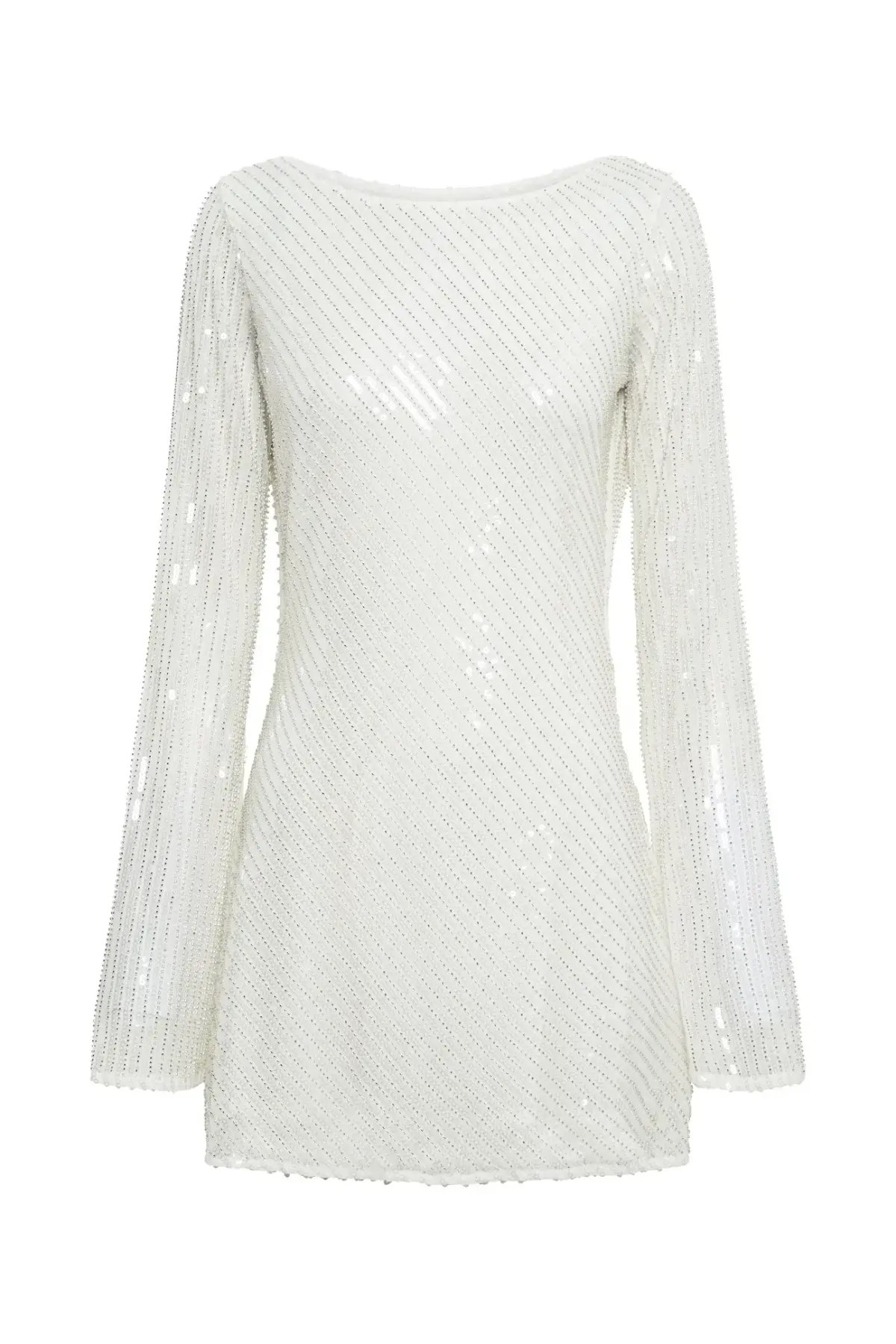 Meshki Nala White Sequin Mini Dress White Size 10 photo 5