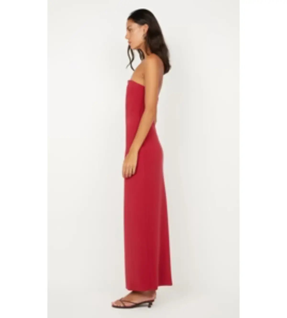 Bec & Bridge Rafi Strapless Maxi Dress in Cherry Size AU 8 photo 2
