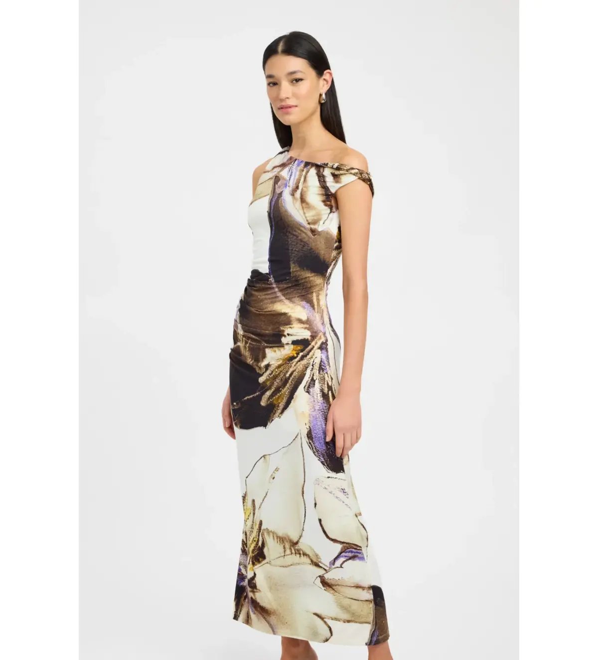 Kookai Ava Maxi Dress Print Size 10 photo 2