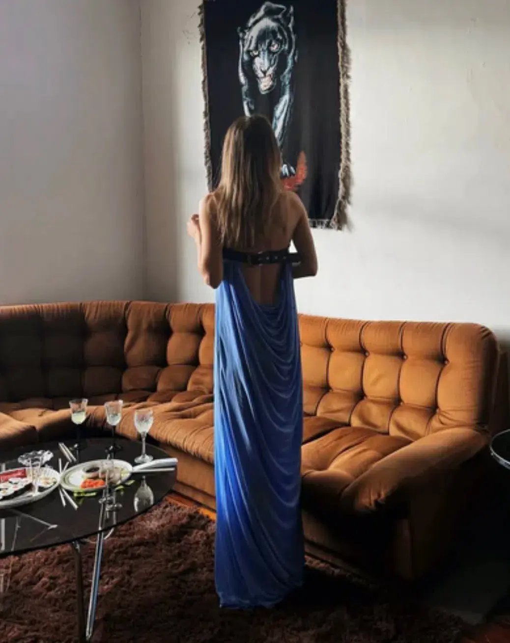 Rat & Boa Antonie Maxi Dress Blue Size S/M (AU 8-12) photo 5