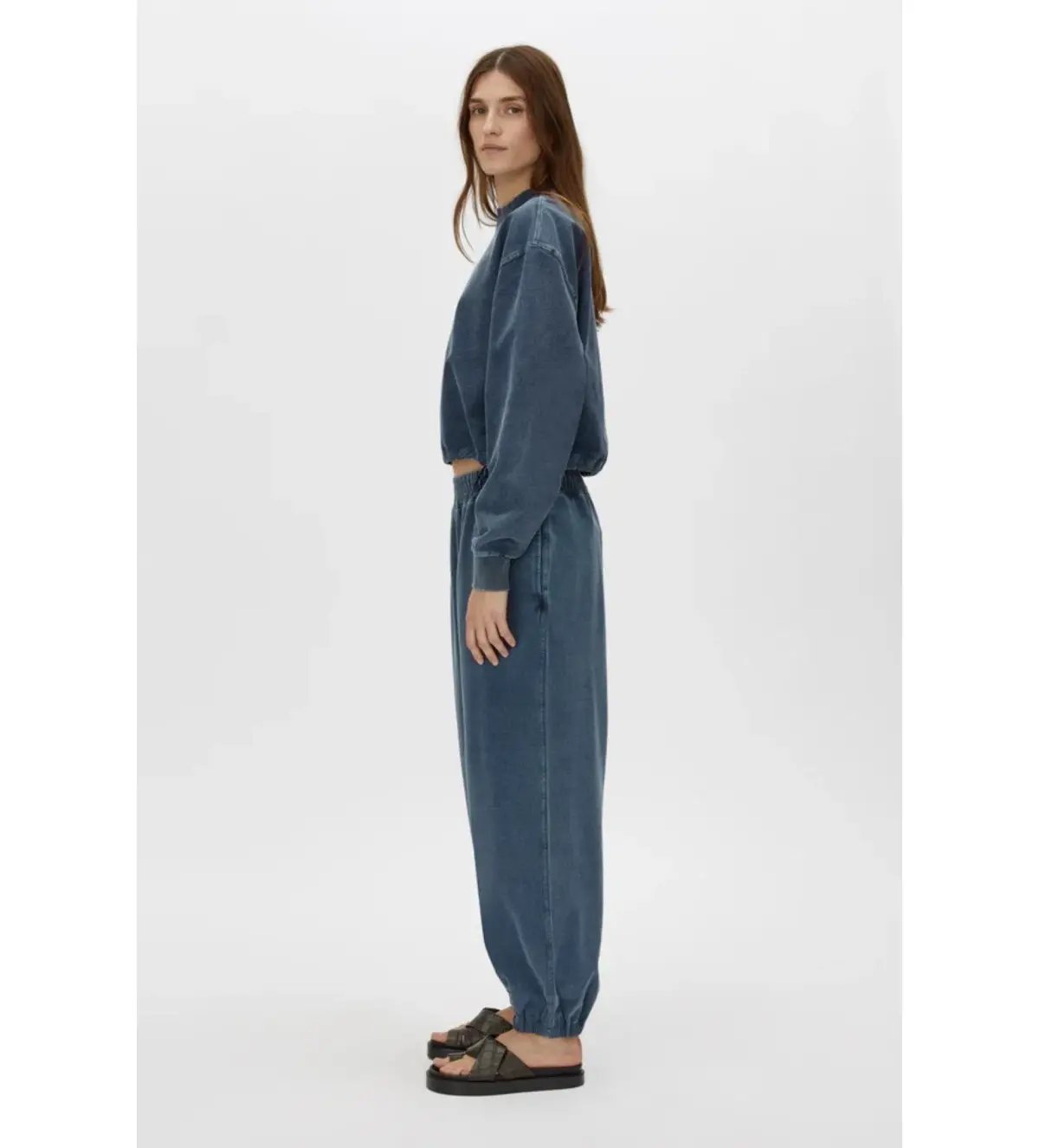 Camilla and Marc Dovell Cotton Tracksuit Pant Indigo Blue Size AU 8 photo 2