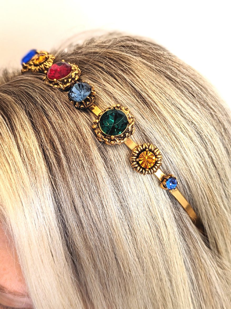 Oscar De La Renta Crystal Headband photo 4
