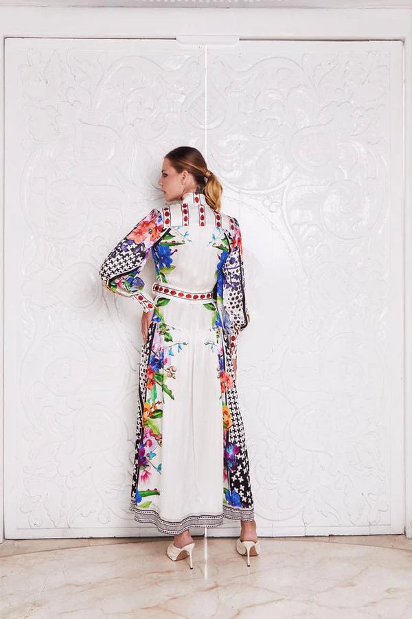 Mackenzie Mode Empress Silk Maxi Lucky Ladybug photo 4