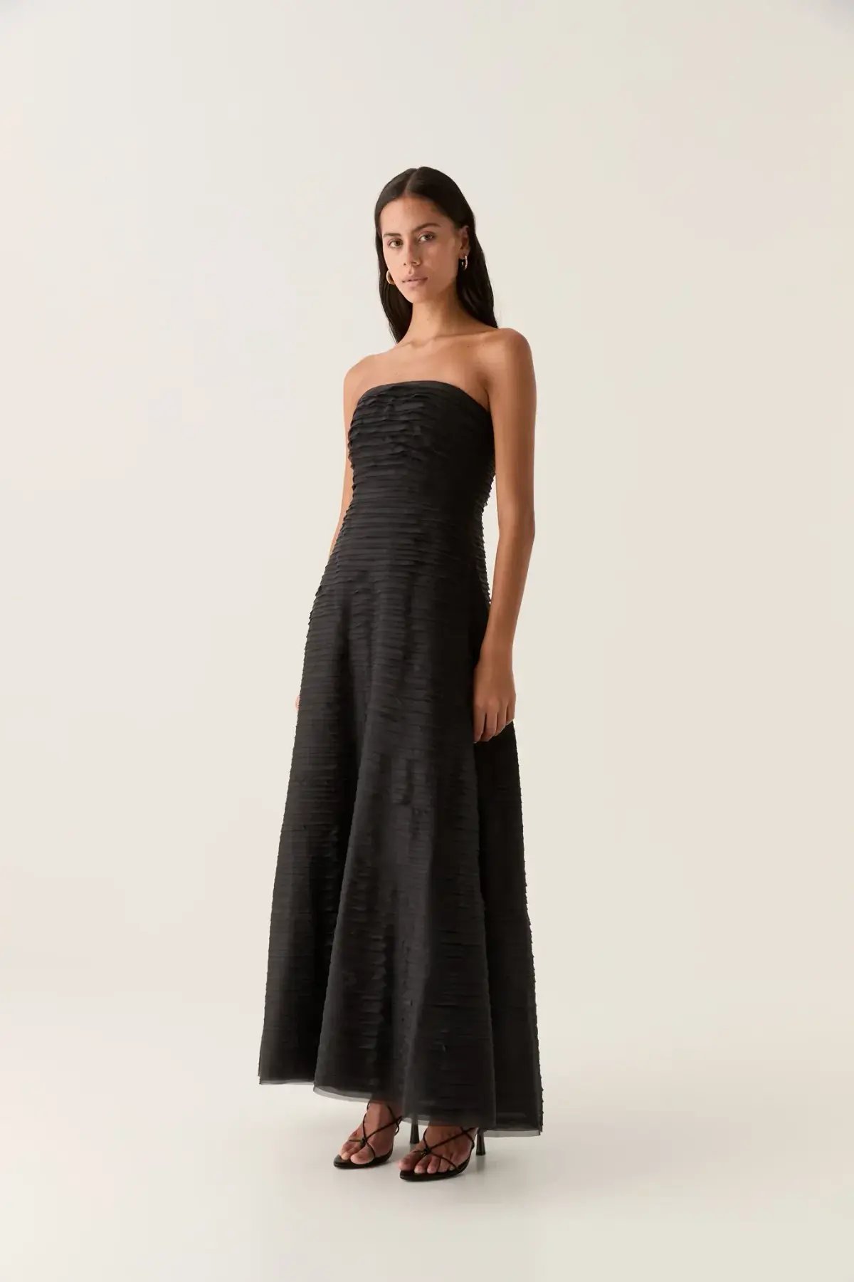 Aje Soundscape Maxi Dress in Black Size 14 photo 3