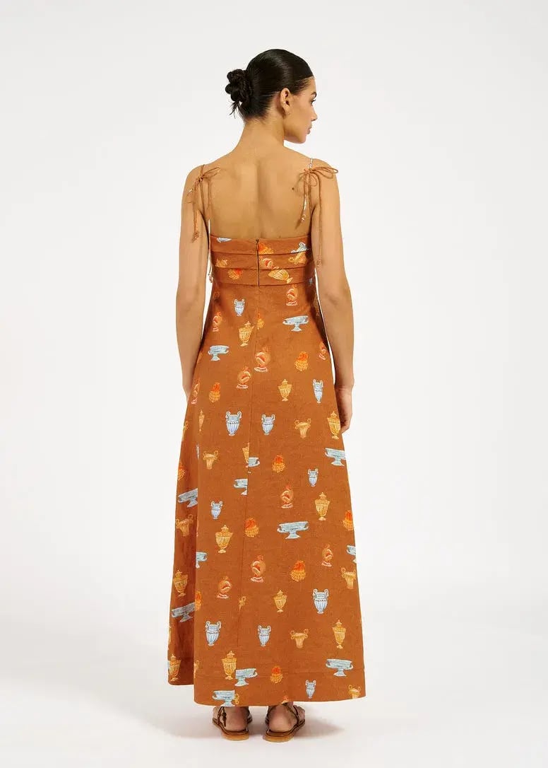 Roame Atlas Maxi Dress Ceramica Desert Print Size 2 / AU 10 photo 2