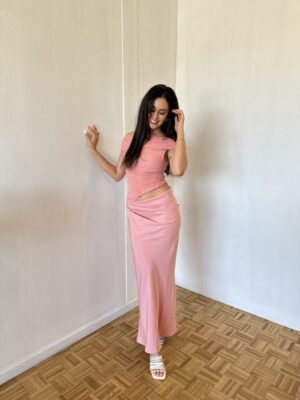 Benni Nico Off Shoulder Pink photo 4