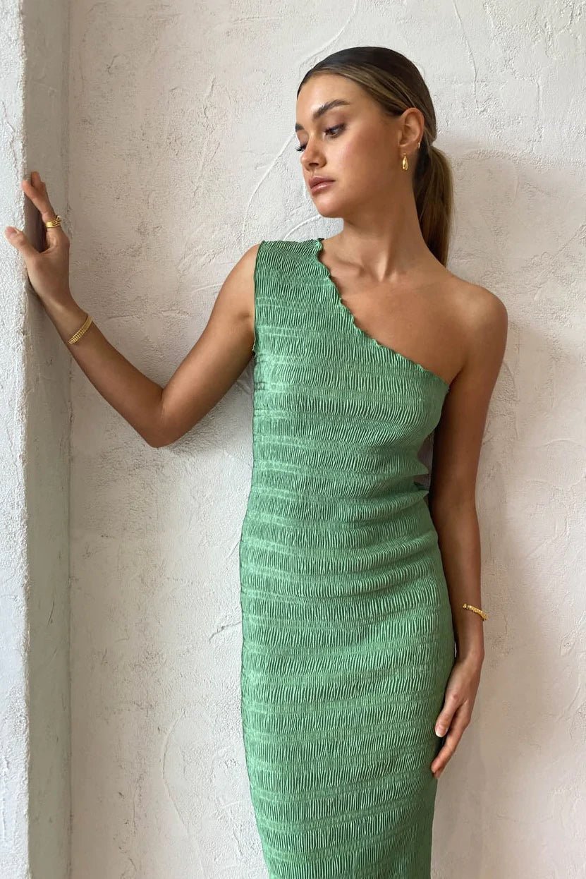 L'IDÉE SOIRÉE GIGI SMOCKING GOWN - SEA GREEN photo 3