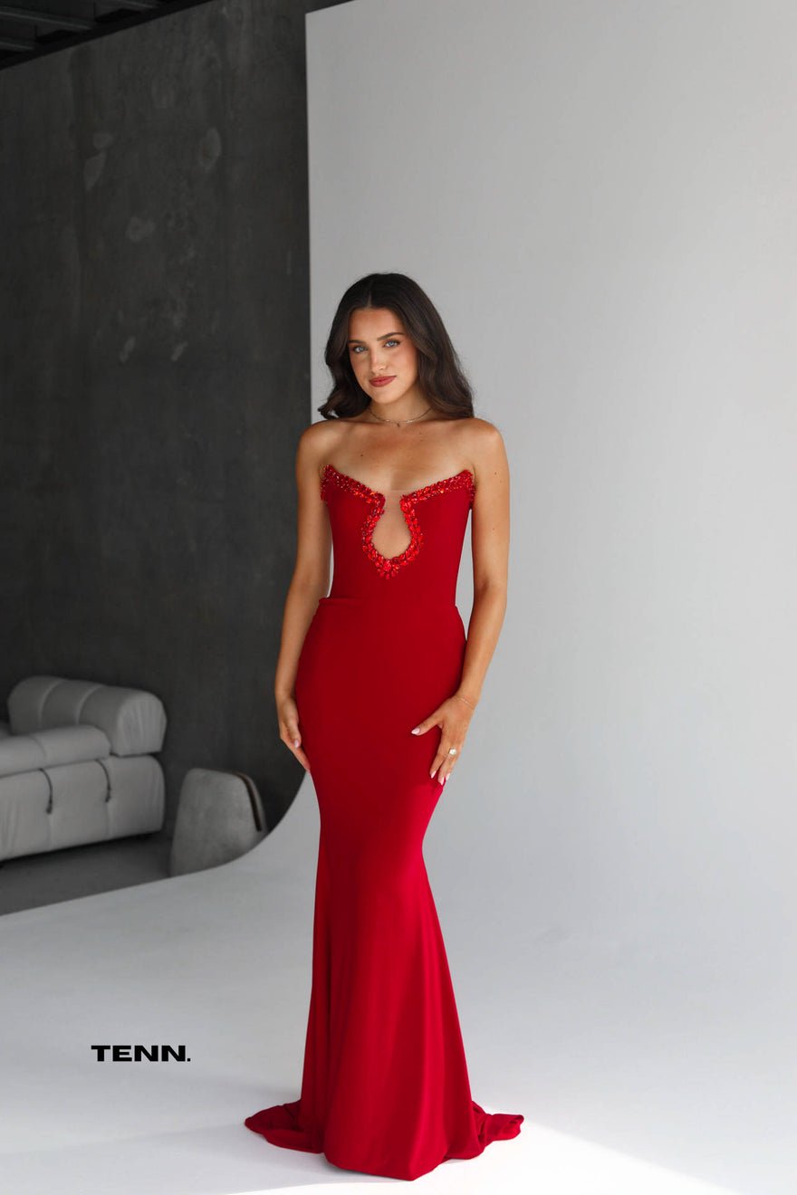 Albina Dyla Victorie Gown - Cherry photo 4