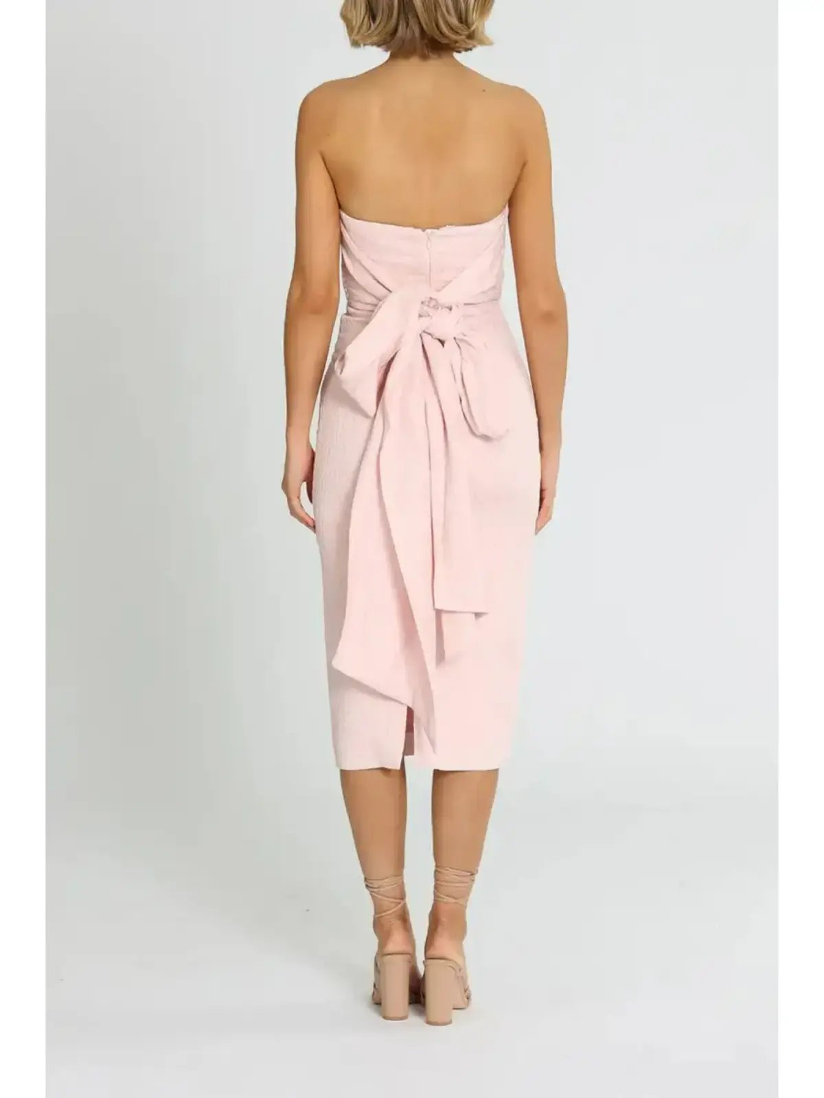 Rebecca Vallance Harlow Dress Pink Size AU 8 photo 3