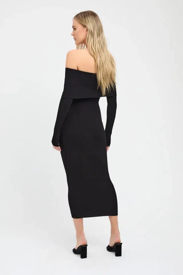 Kookai Lola Fold-Down Midi Dress Size 2/AU 12 photo 4