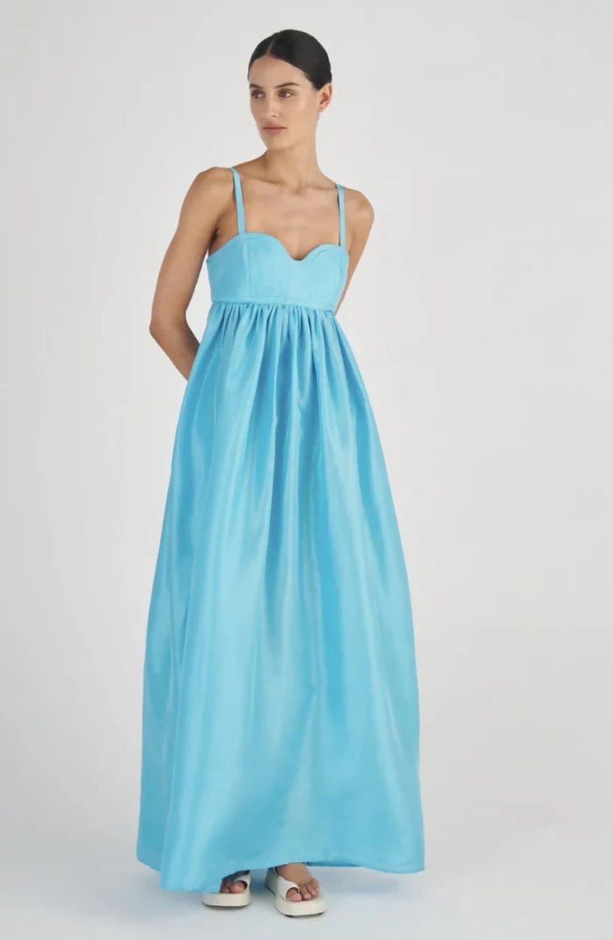 Oroton Bodice Detail Gown Lake Blue photo 3