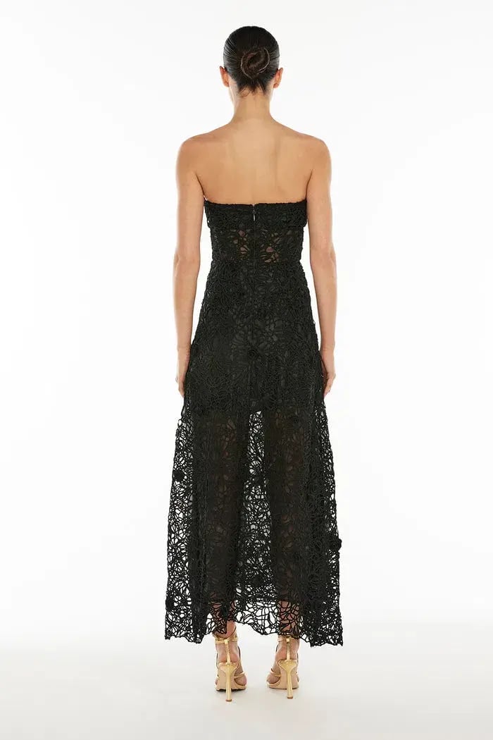 Manning Cartell Tea Ceremony Maxi Dress Black Size 8 photo 3