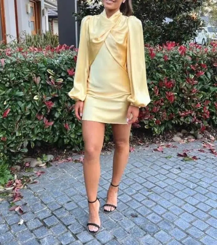 Acler The Lindhurst Dress in Lemon Size 6 photo 4