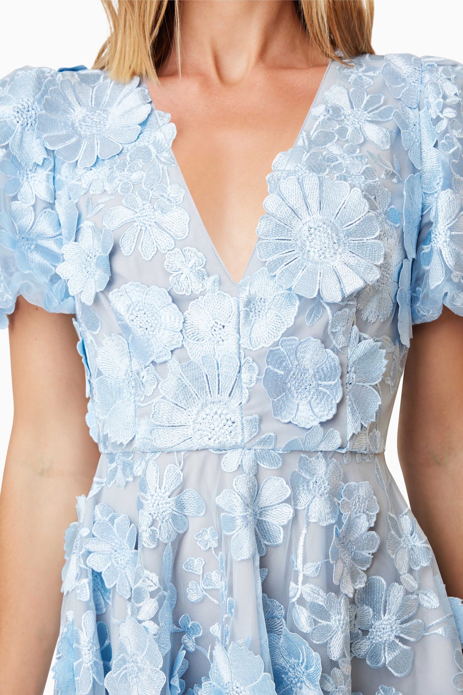 ELLIATT SELENE MINI DRESS - BLUE photo 6