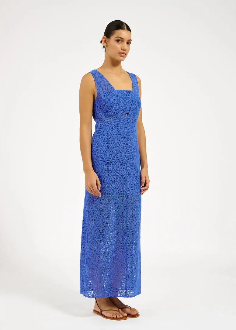 Roame Westwood Dress Cobalt Crochet Blue Size 1 / AU 8 photo 5