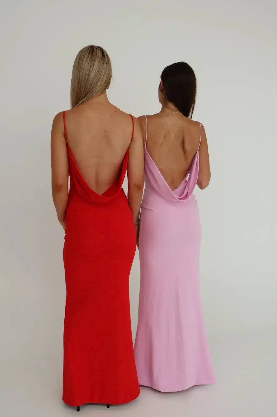 Effie Kats Havilland Gown Red size 8 photo 7