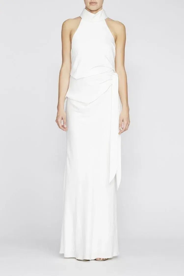 Camilla and Marc Foxglove Gown Pastel Parfait Pink Size 14 photo 3