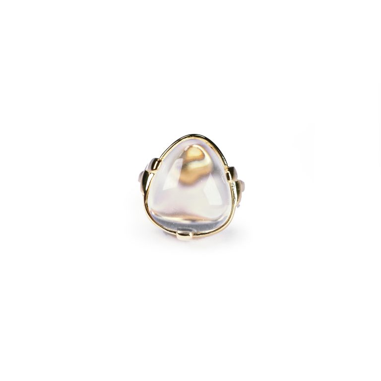 Kenneth Jay Lane Glass Cabochon Ring photo 2