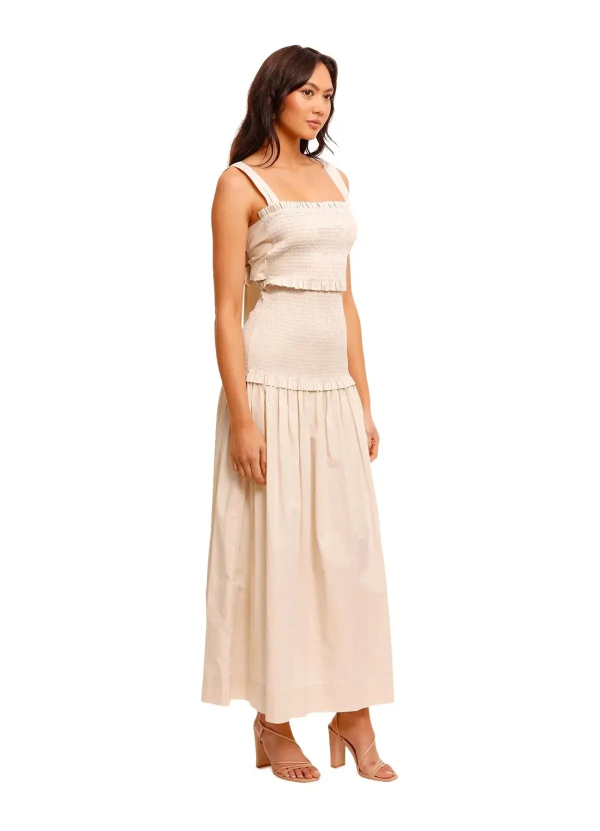 Bec & Bridge Minou Maxi Dress Beige Size 8 photo 2