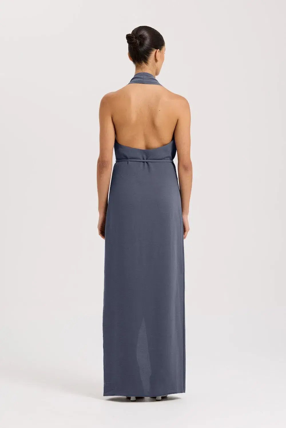 Henne Vida Slate Dress Maxi Size AU 8 photo 2